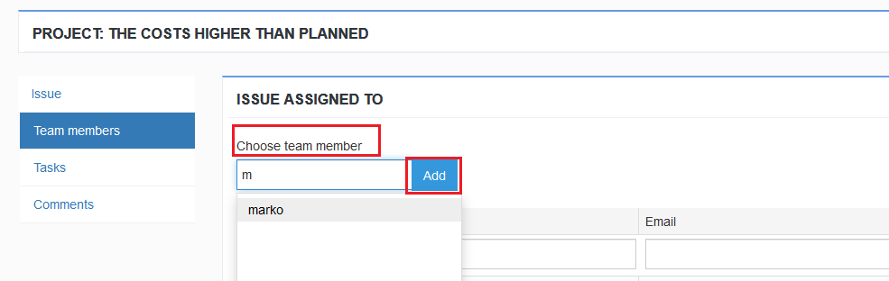 Assigned Issue