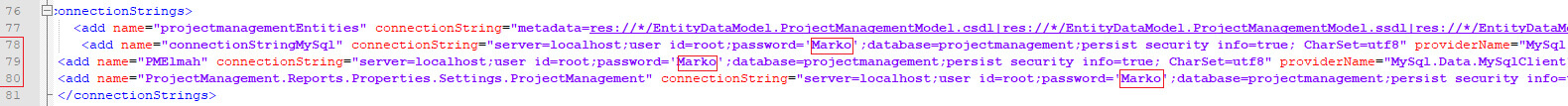 Other connection string
