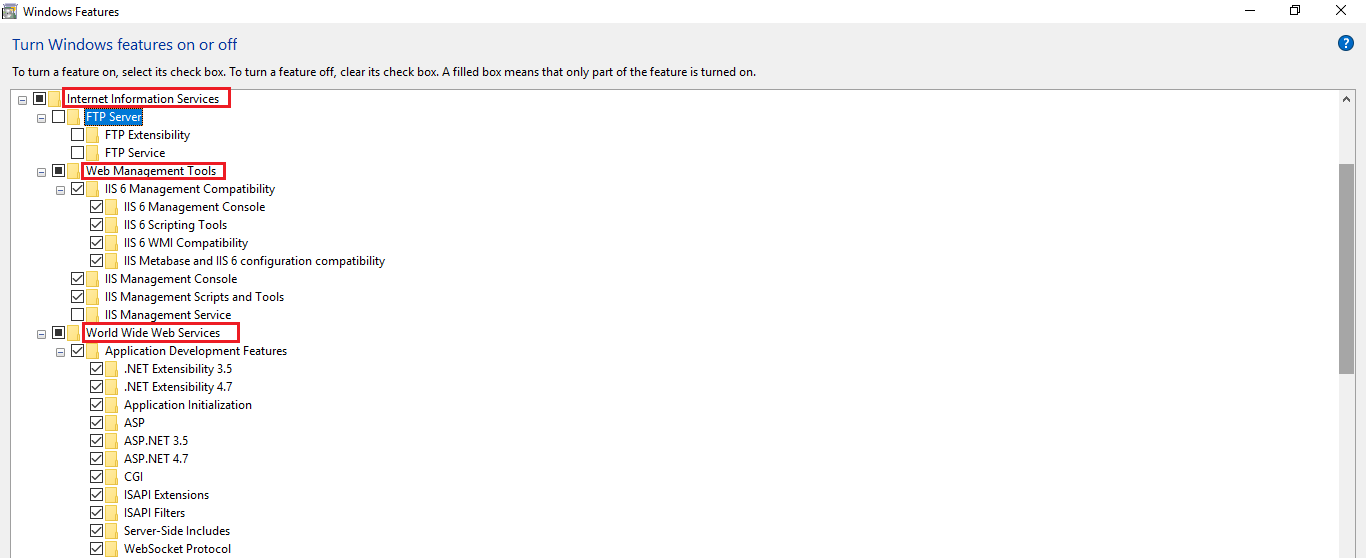 iis options part one