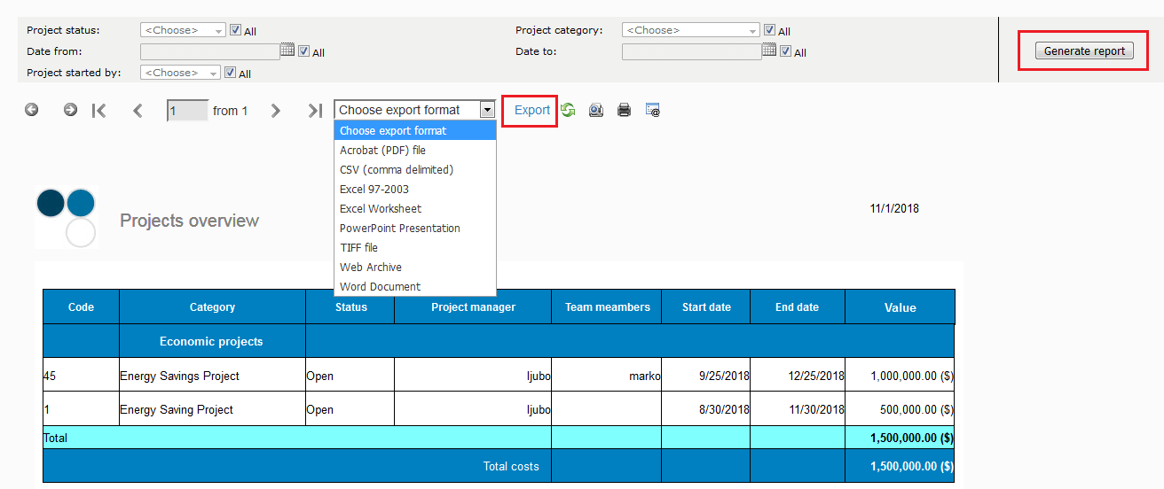 Reports Overview