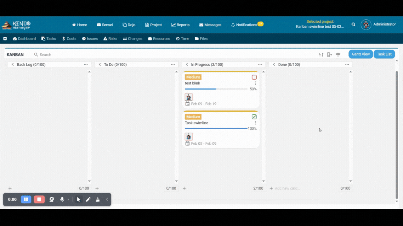 free kanban self-hosted project management