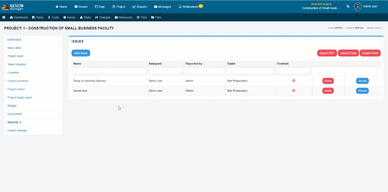 Self-hosted Issues Tracking