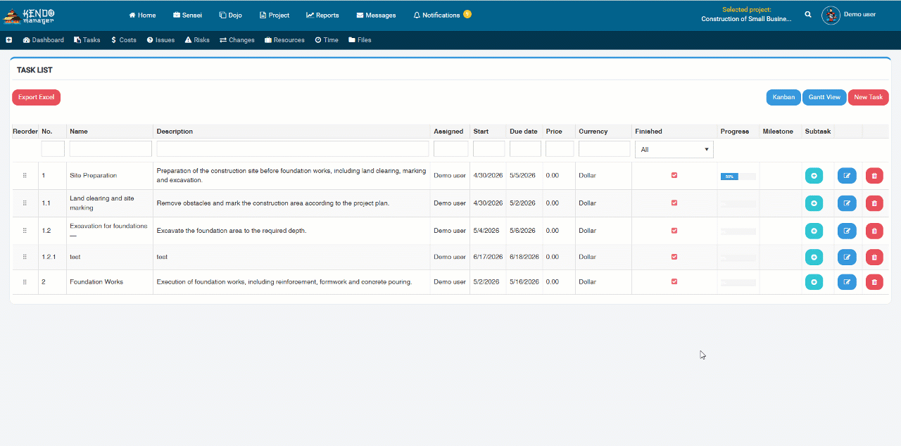Use kanban board Kendo Kanban Board